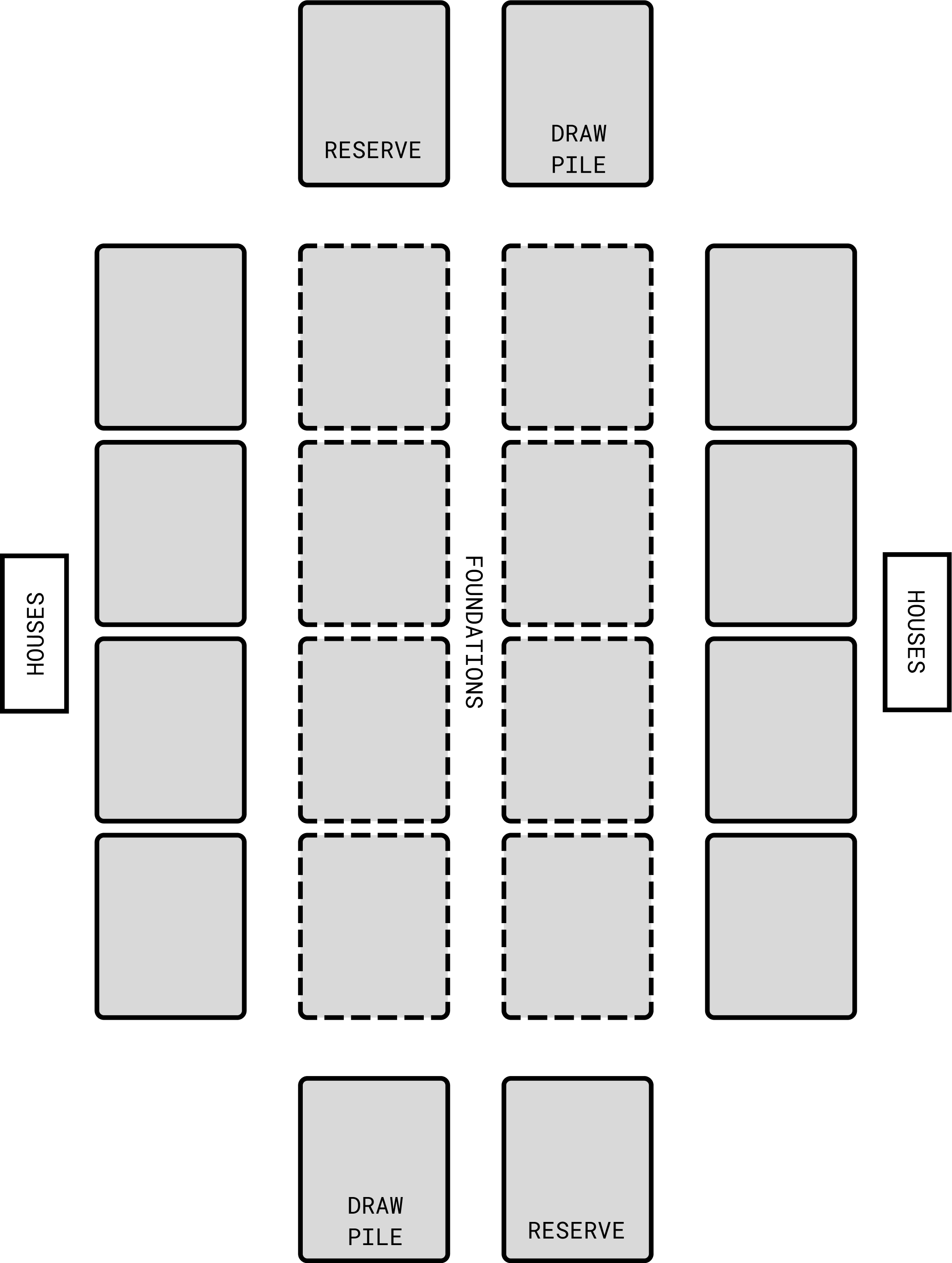 Double Solitaire Layout